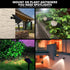 Outdoor Solar Wall Lights, 100 LED Solar Lights | 2 Pcs | WBM SMART